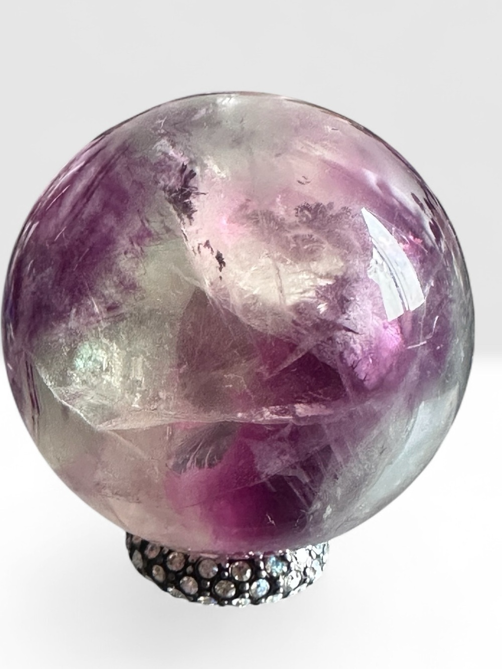 Fluorite Crystal Sphere